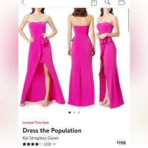 Dress the Population dress from Nordstrom, size XS. Worn once, great condition!